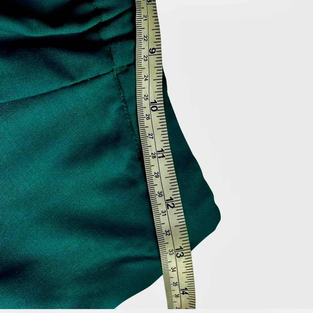 J.‎ Crew Green Tiered Ruffle Wool Blend MiniSize0